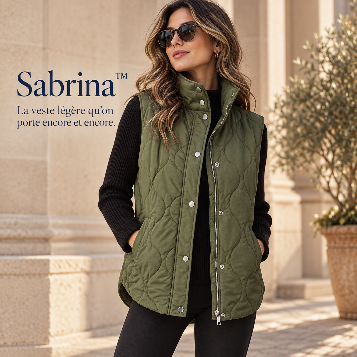 Sabrina™ | Lightweight Sleeveless Padded Jacket