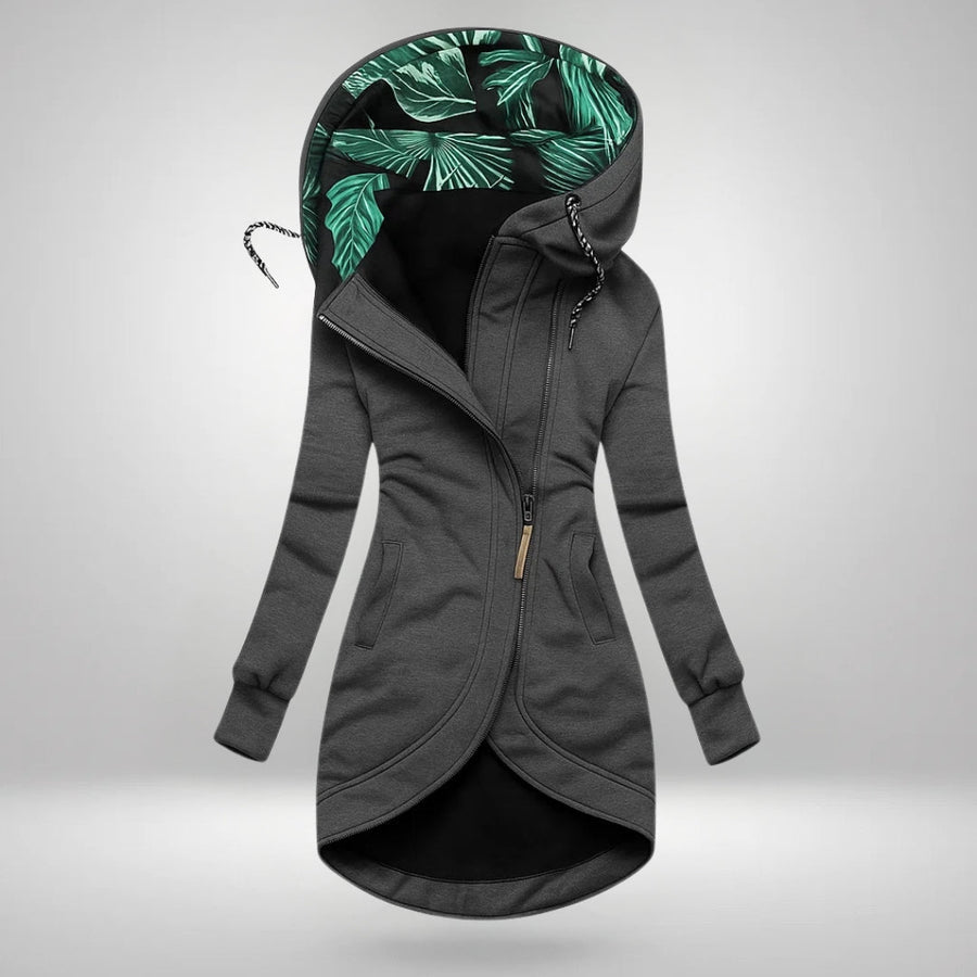 Women’s Long Hooded Quilted Winter Coat
