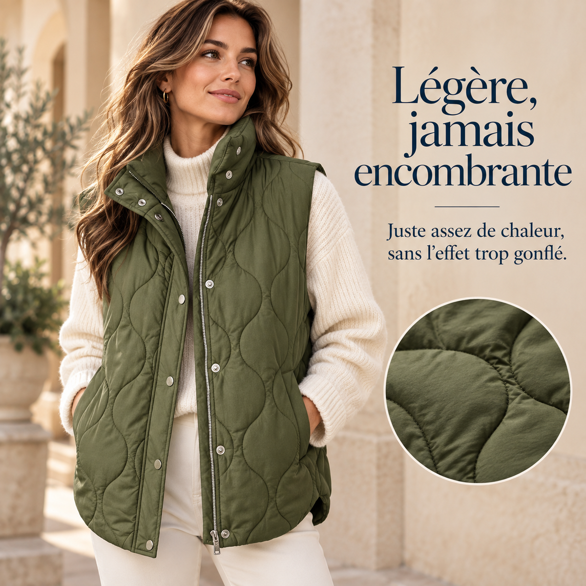 Sabrina™ | Lightweight Sleeveless Padded Jacket