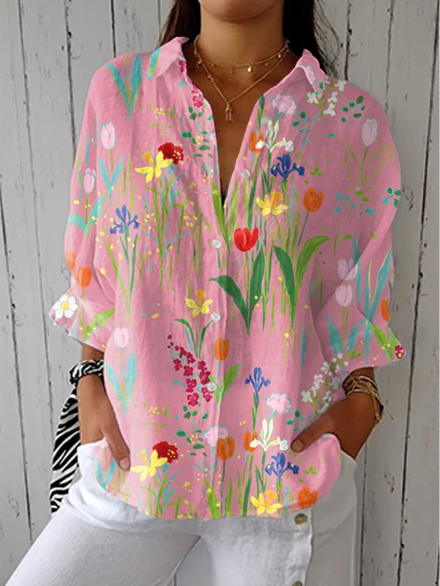 Karen - Spring Garden Blouse