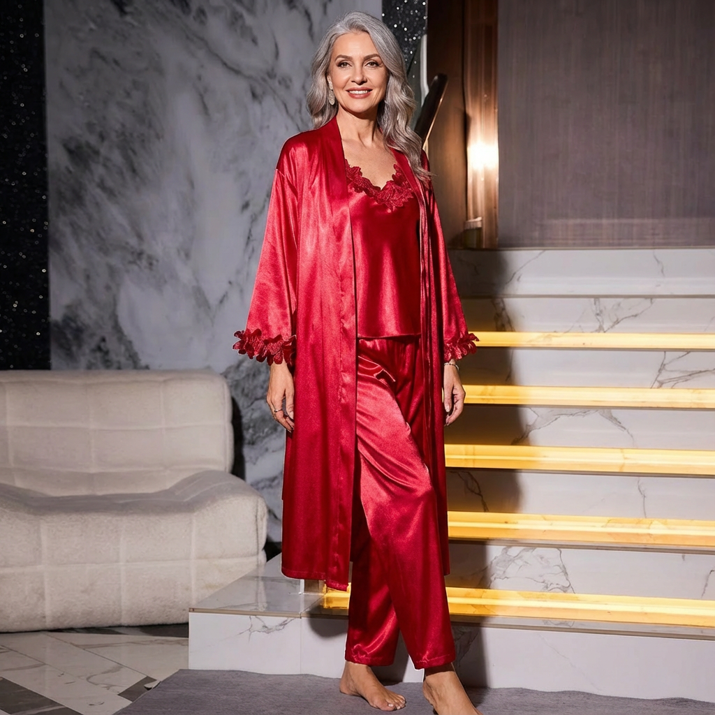 Eunice | Women 3-Piece Sleepwear Set