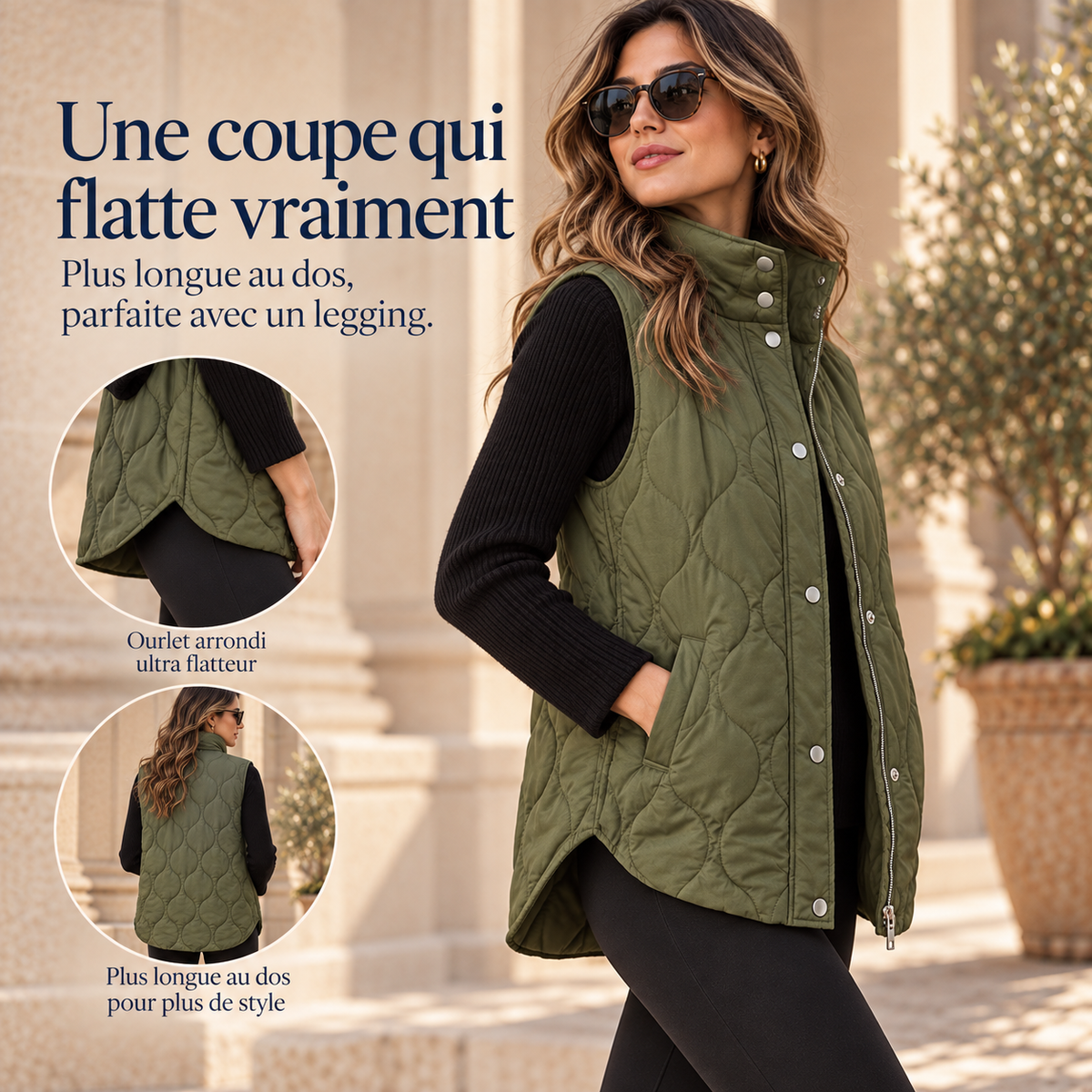 Sabrina™ | Lightweight Sleeveless Padded Jacket