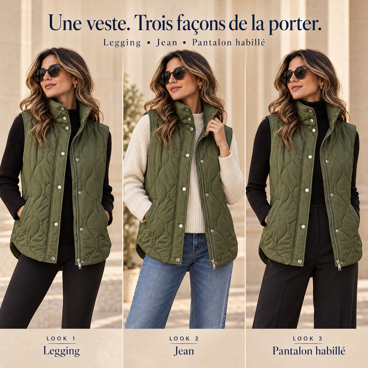 Sabrina™ | Lightweight Sleeveless Padded Jacket