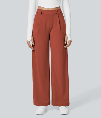 Elise Pants | Wide Comfort Tailored Pants | Essential Collection