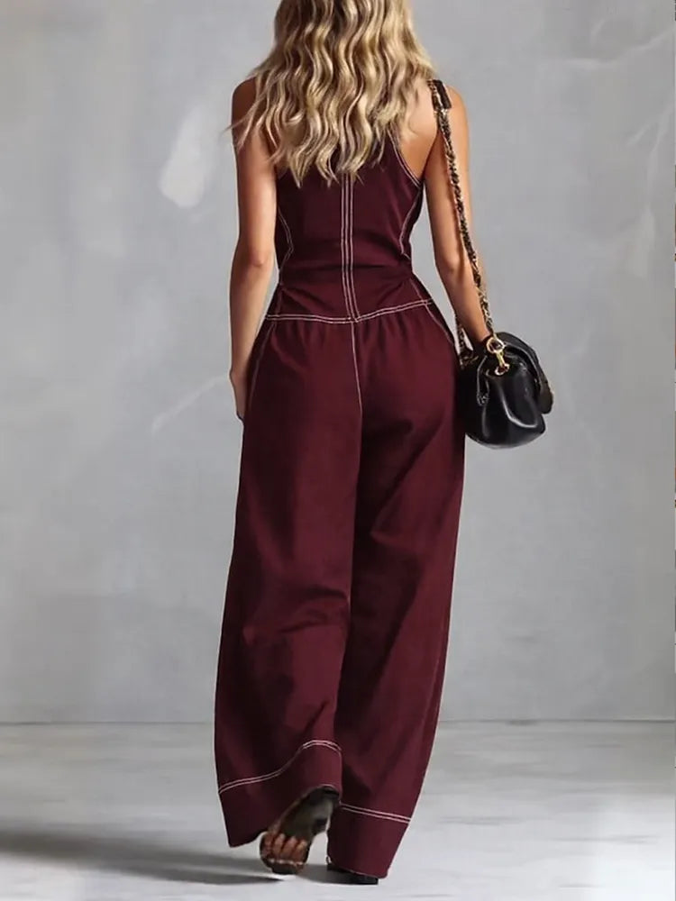 Casual Zippered Cotton Jumpsuit — The Ultimate Everyday Must-Have