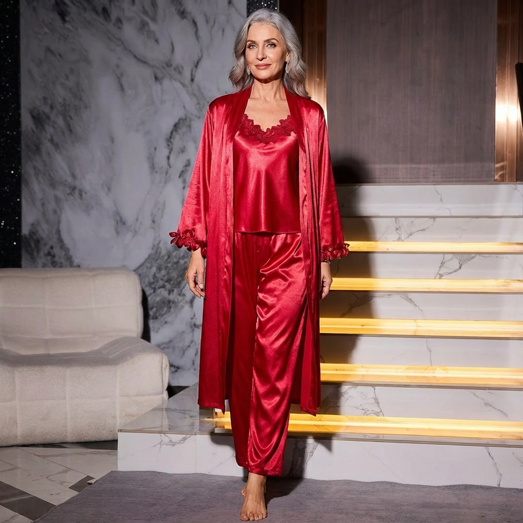 Eunice | Women 3-Piece Sleepwear Set