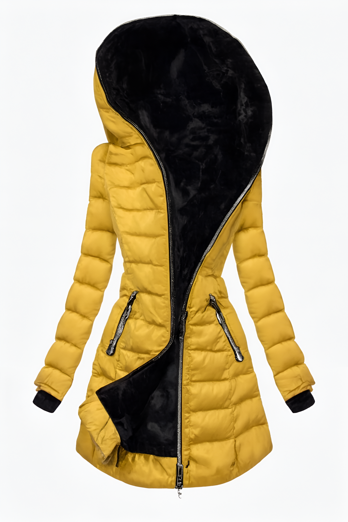 Cocéa | Quilted Cloud Coat - Velvet Interior & Giant Fleece Hood
