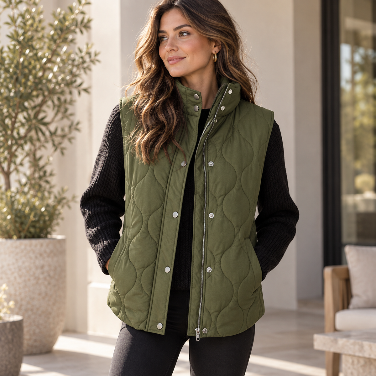 Sabrina™ | Lightweight Sleeveless Padded Jacket