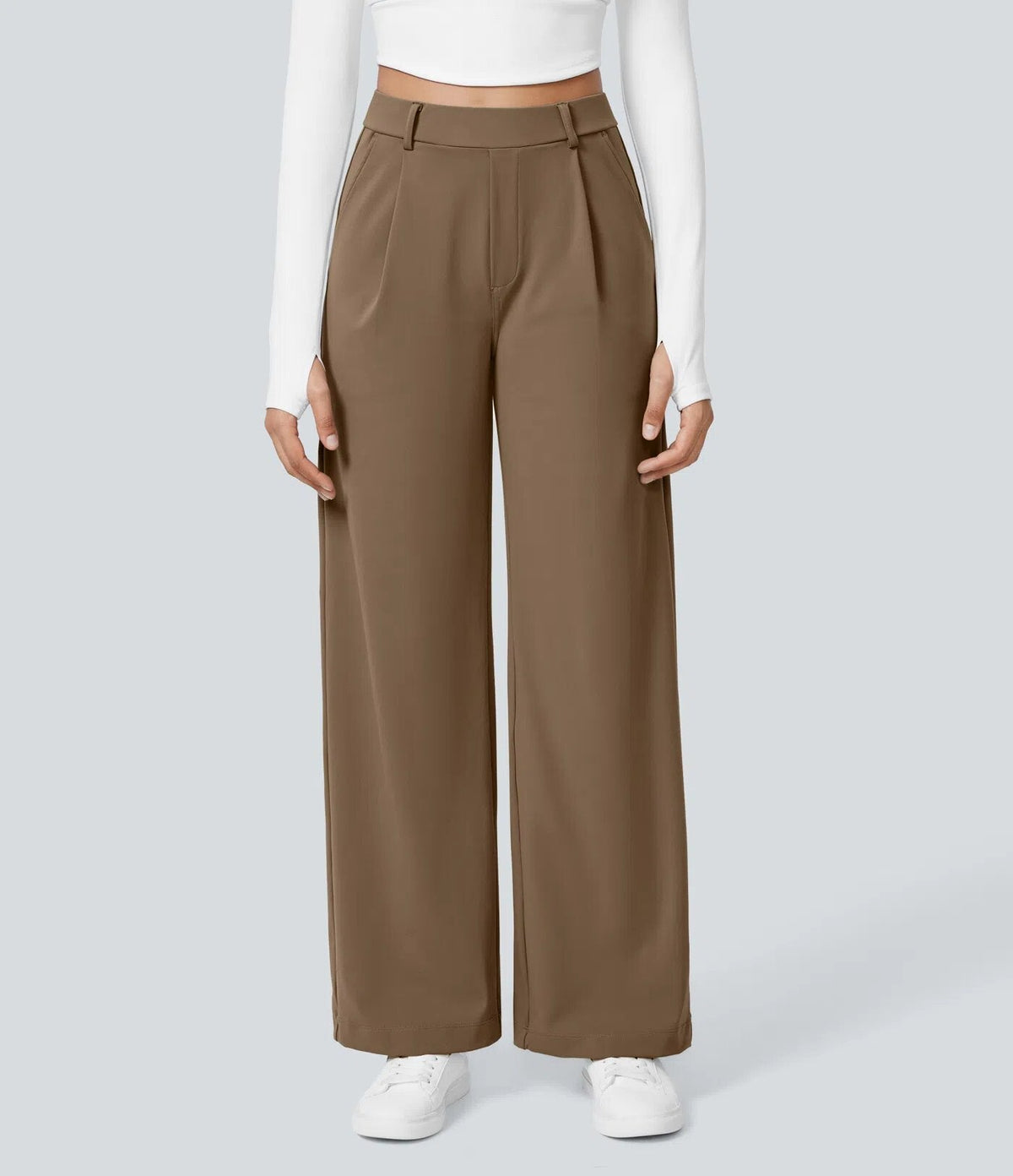 Elise Pants | Wide Comfort Tailored Pants | Essential Collection
