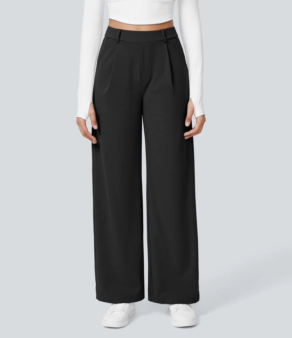 Elise Pants | Wide Comfort Tailored Pants | Essential Collection
