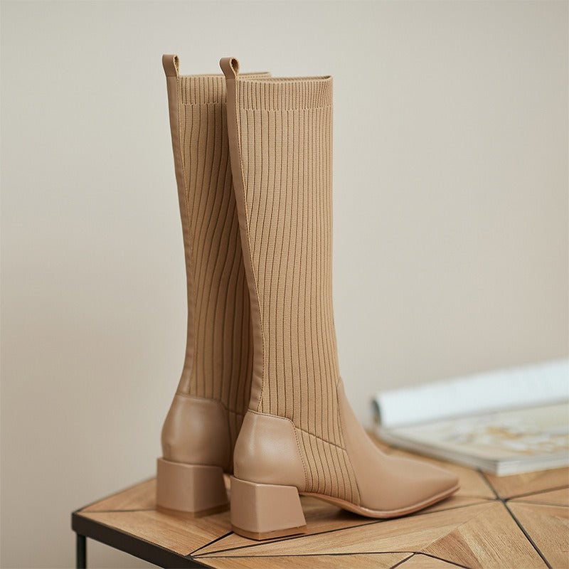 Elancia - High Stretch Boots for Wide Calves