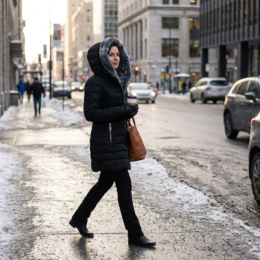 Cocéa | Quilted Cloud Coat - Velvet Interior & Giant Fleece Hood