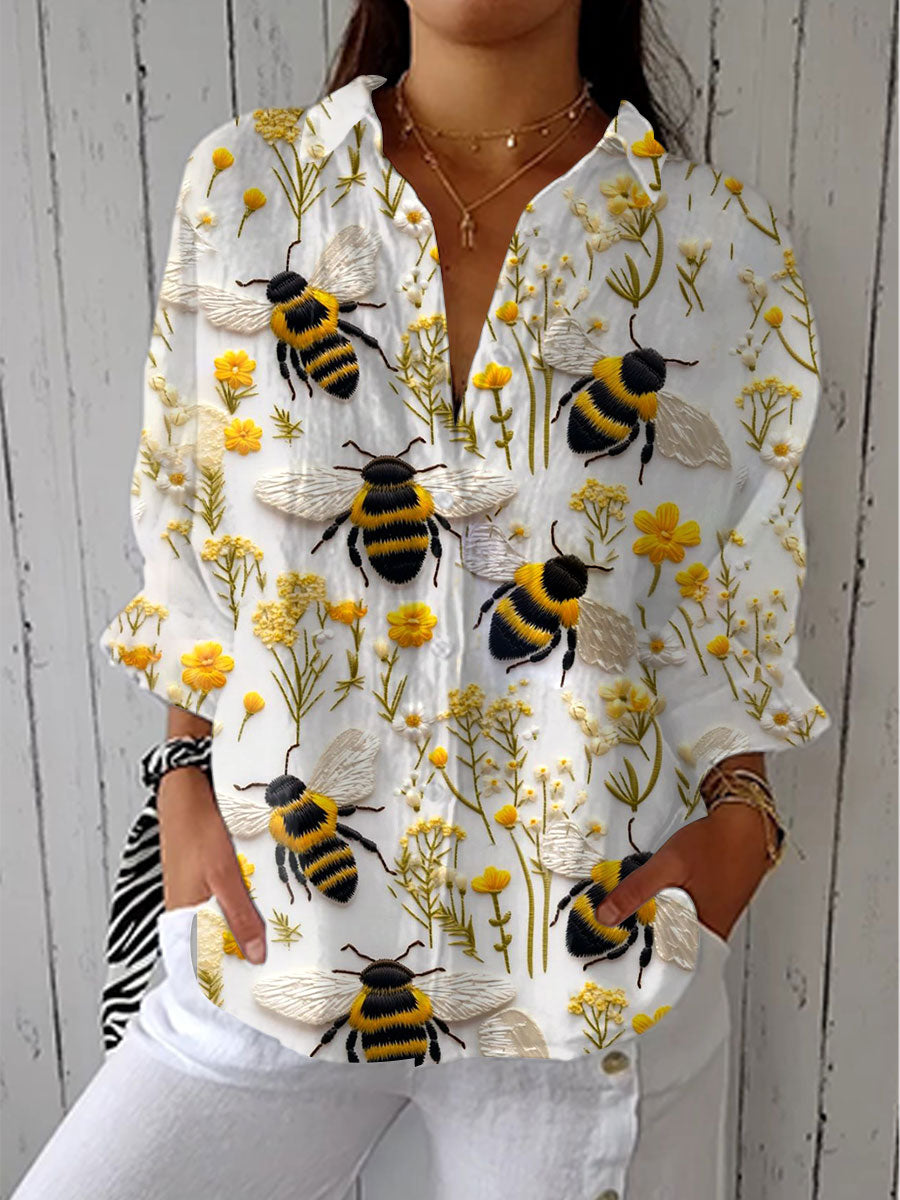 Sandra - Golden Bee Blouse