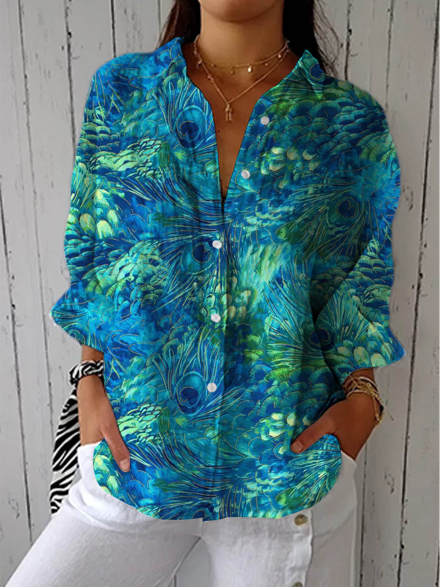 Liz - Peacock Grace Blouse