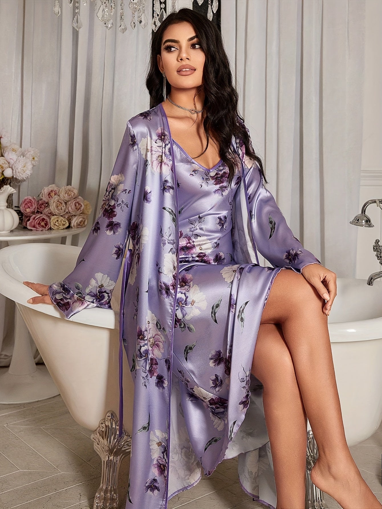 Kath | Women Floral Nightwear Set