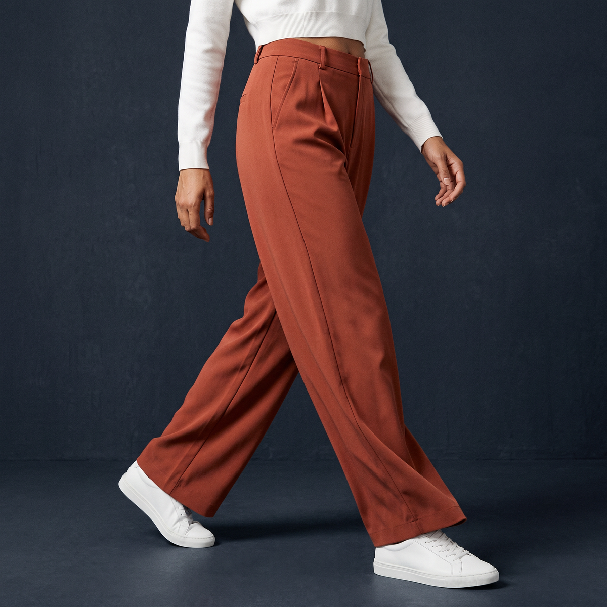 Elise Pants | Wide Comfort Tailored Pants | Essential Collection