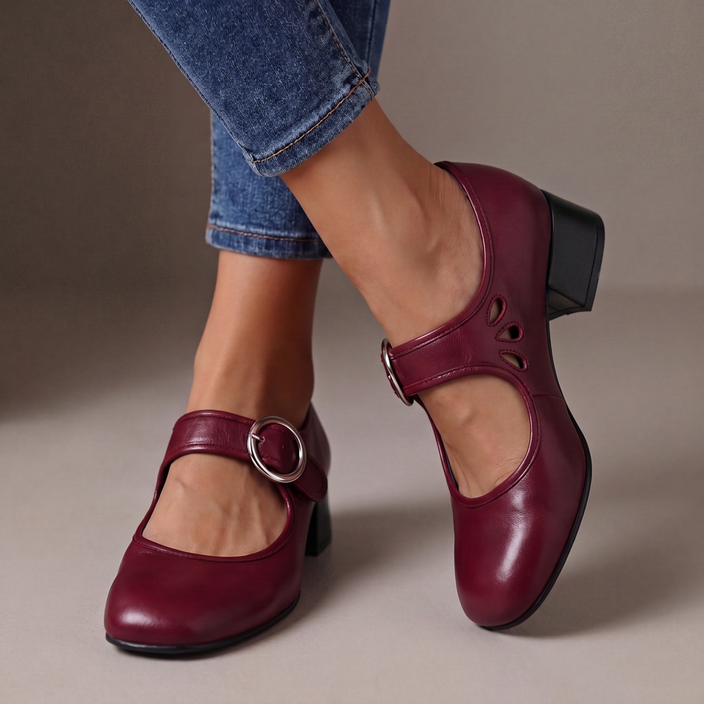 Josephine | Leather Orthopedic Mary Janes