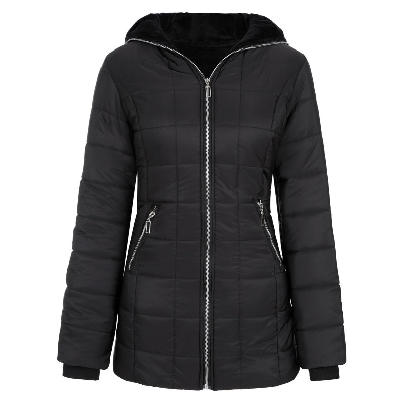 Cocéa | Quilted Cloud Coat - Velvet Interior & Giant Fleece Hood