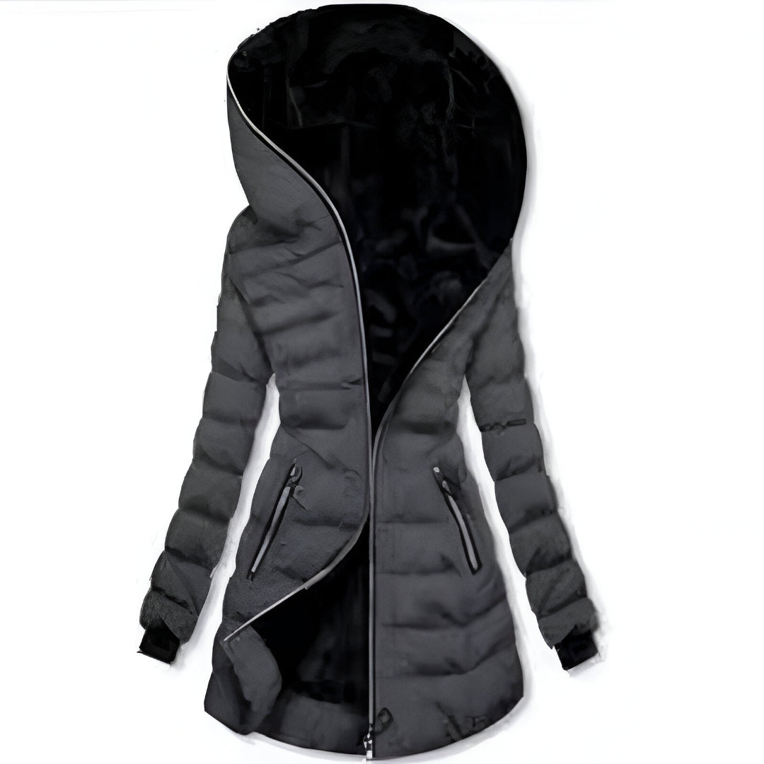 Cocéa | Quilted Cloud Coat - Velvet Interior & Giant Fleece Hood