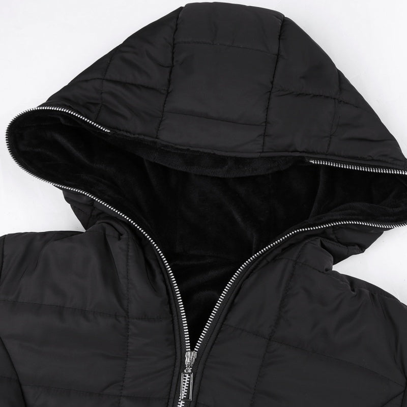 Cocéa | Quilted Cloud Coat - Velvet Interior & Giant Fleece Hood